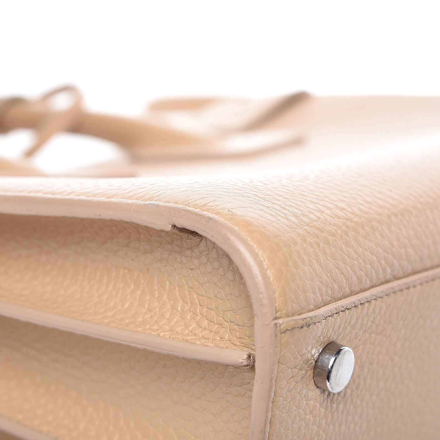 Saint Laurent Grained Calfskin Small Sac De Jour Nude Powder 9 of 15