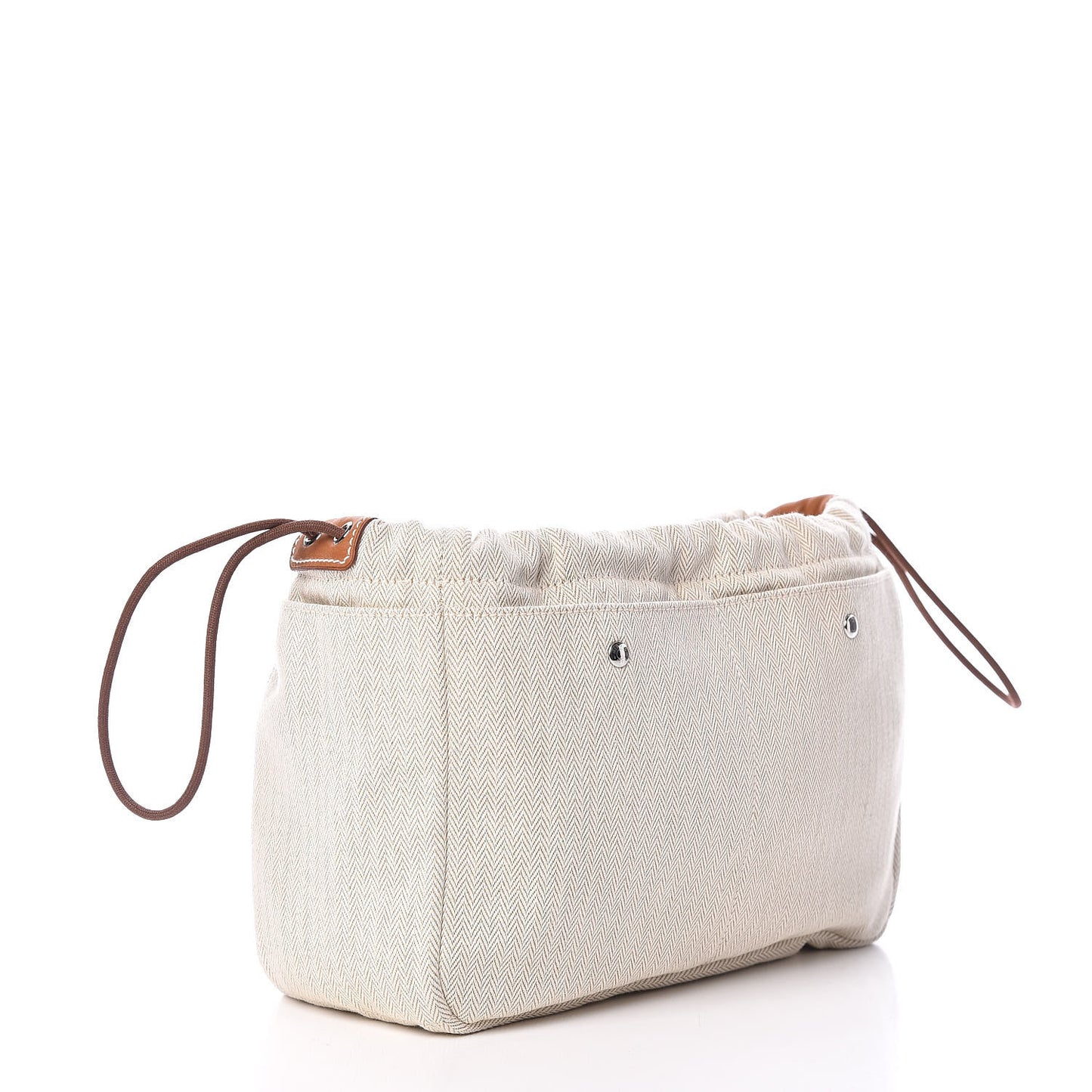 Canvas Barenia Fourbi 25 MM Pouch Naturel Fauve
