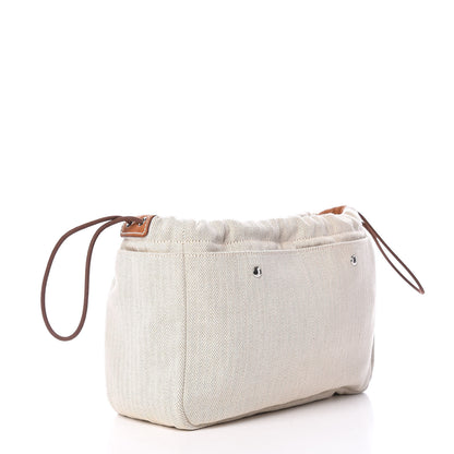 Hermes Canvas Barenia Fourbi 25 MM Pouch Naturel Fauve 3 of 10