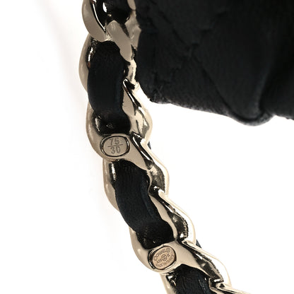 Chanel Lambskin Stitched Chain Belt 75 75 30 Black 3 of 5