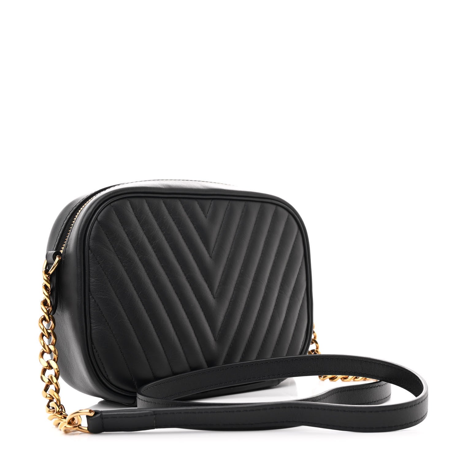 Louis Vuitton Calfskin New Wave Camera Bag Black 3 of 10