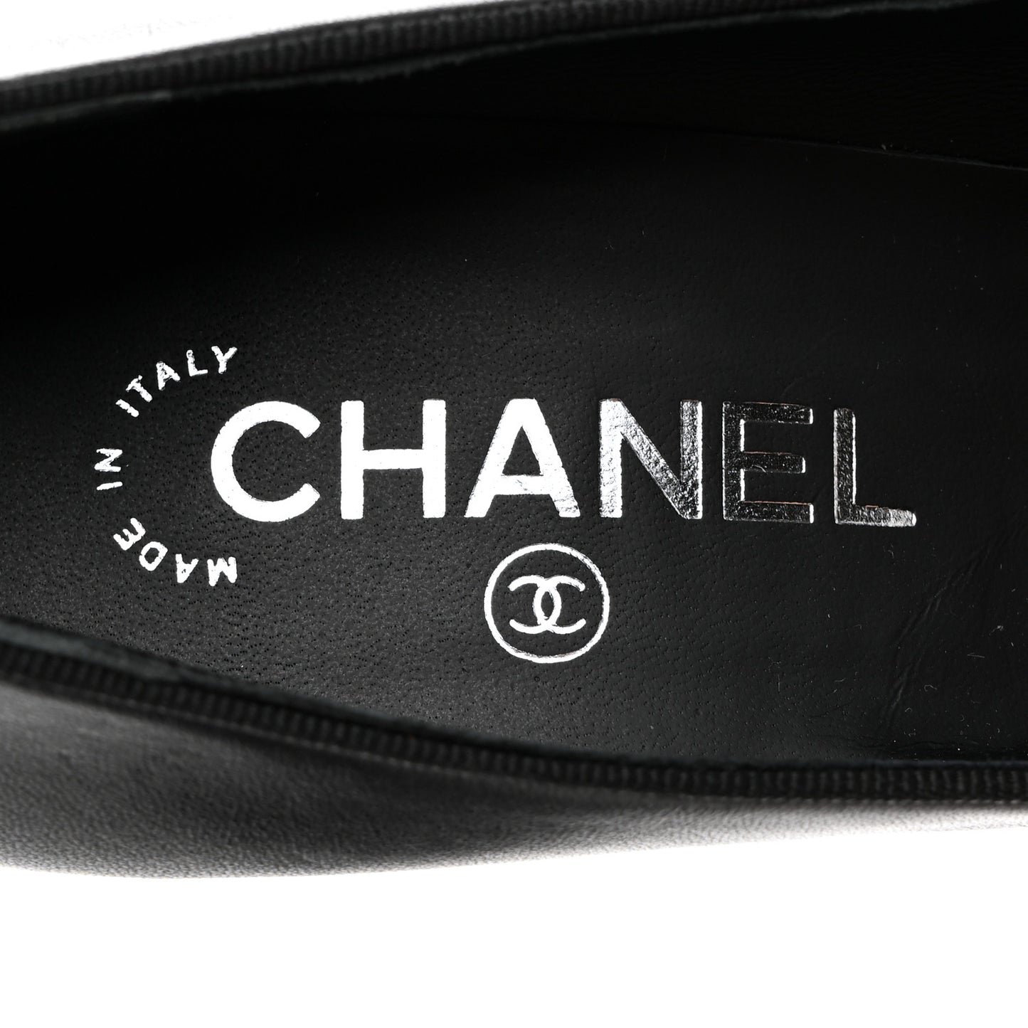 Lambskin Cap Toe CC Pumps 37 Black