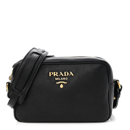 Prada Vitello Phenix Camera Bag Black 1 of 10