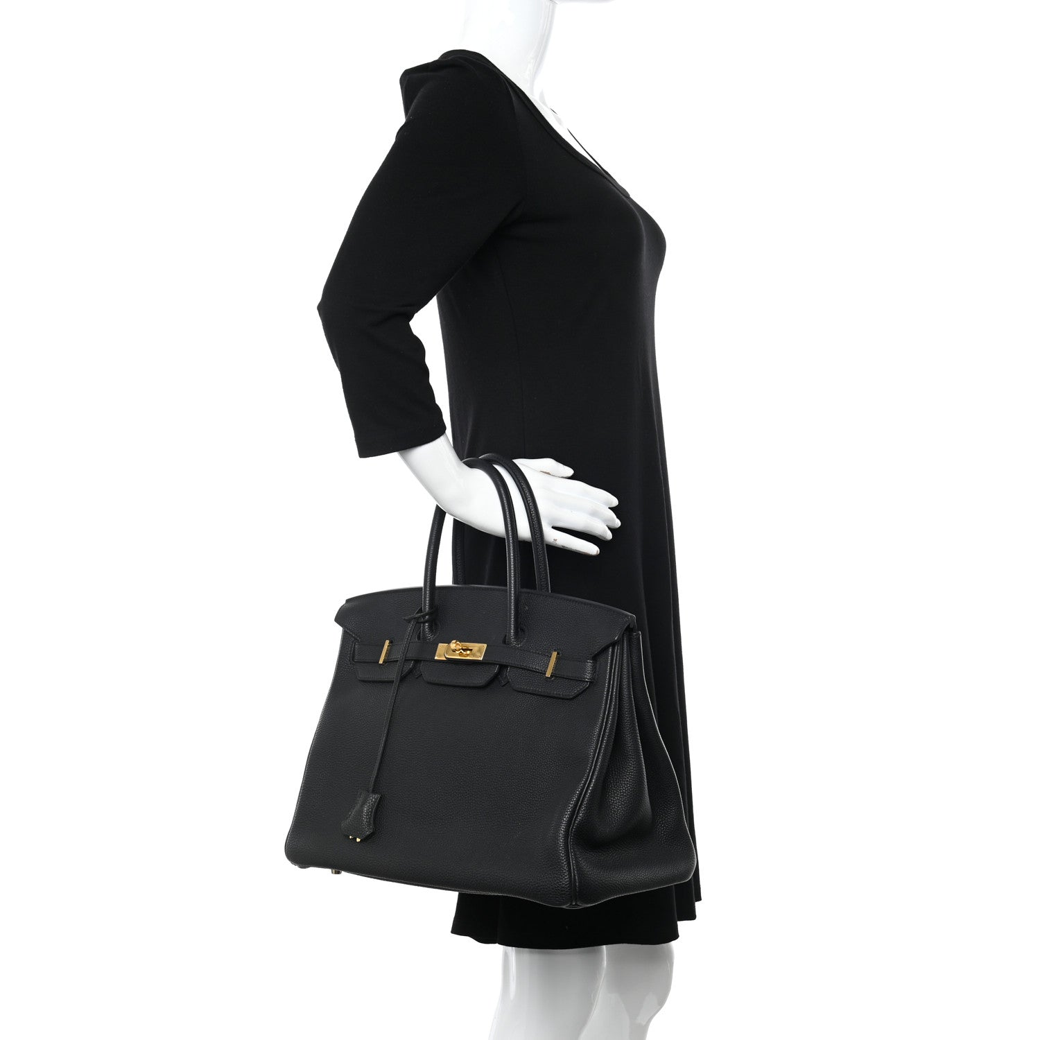 Hermes Togo Birkin 35 Black 2 of 10