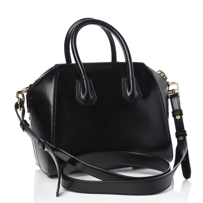 Givenchy Shiny Lord Calfskin Mini Antigona Black 11 of 17