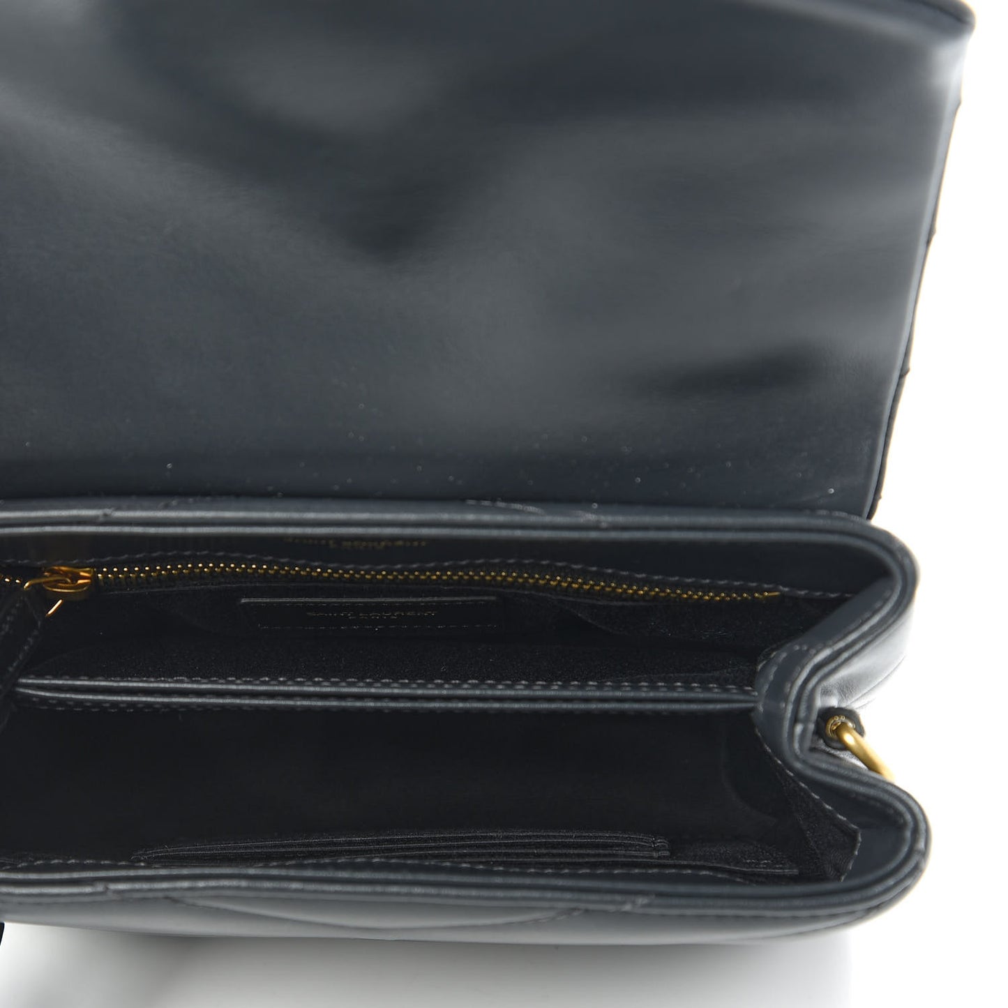 Calfskin Y Quilted Monogram Toy Loulou Crossbody Bag Graphite