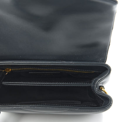 Saint Laurent Calfskin Y Quilted Monogram Toy Loulou Crossbody Bag Graphite 5 of 12