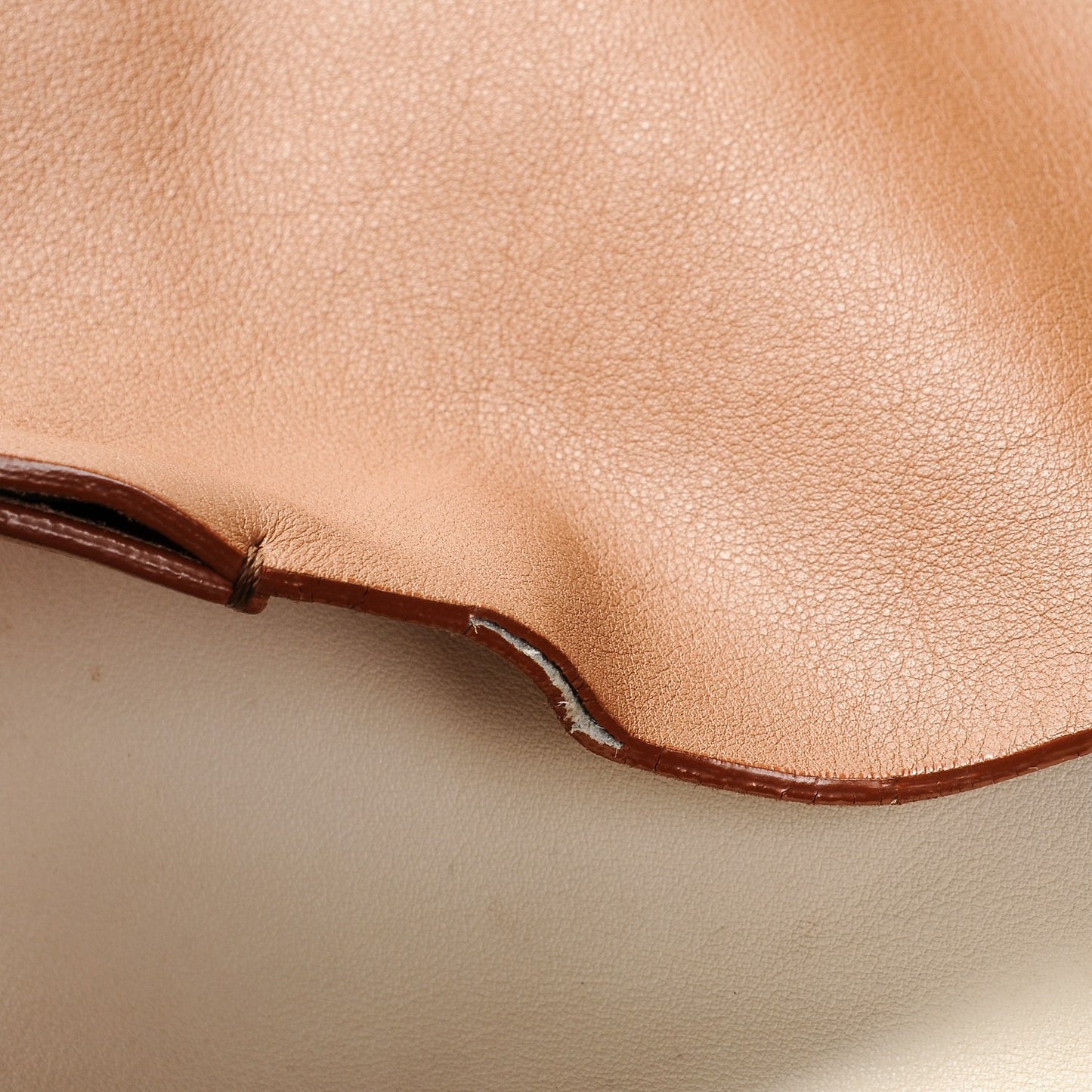 Calfskin All Soft Shoulder Bag Tan