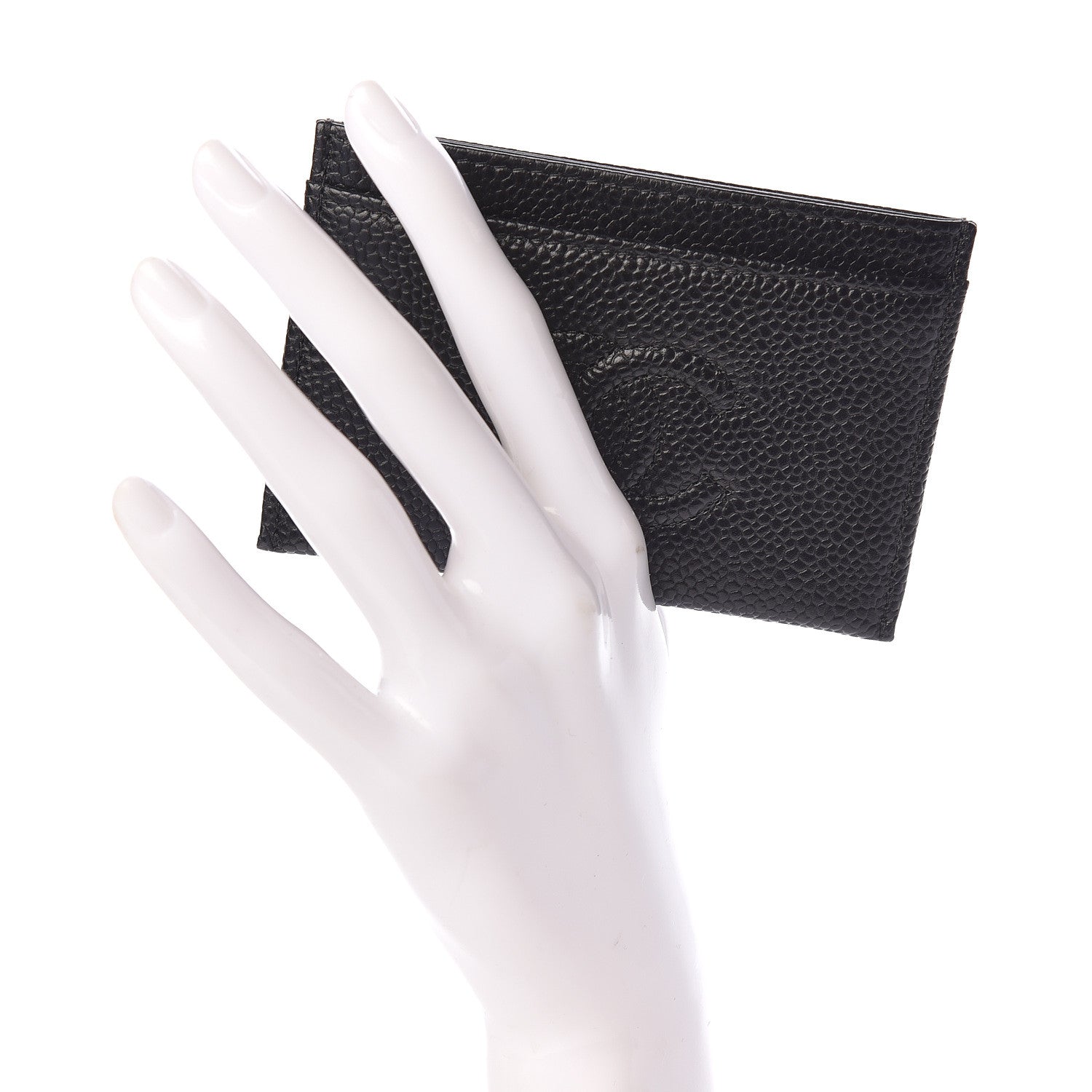 Chanel Caviar Timeless CC Card Holder Black 2 of 9