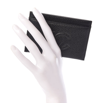 Chanel Caviar Timeless CC Card Holder Black 2 of 9