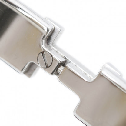 Hermes Enamel Clic Clac H Narrow Bracelet PM Grey 4 of 5