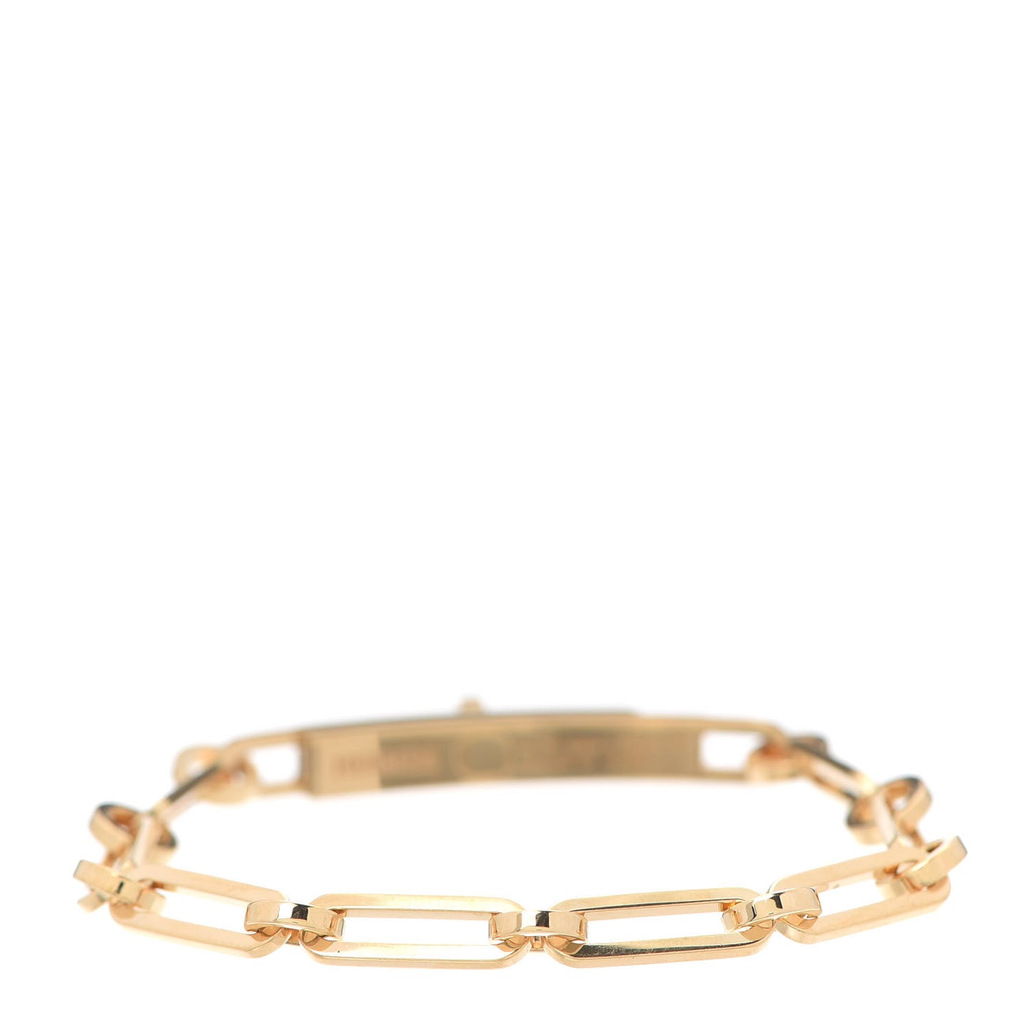 18K Yellow Gold Diamond PM Kelly Chaine Bracelet XS
