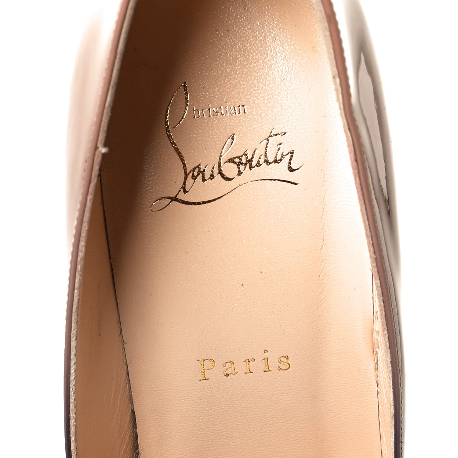 Christian Louboutin Patent Degrade Merci Allen 100 Pumps 39.5 Black Nude 6 of 11