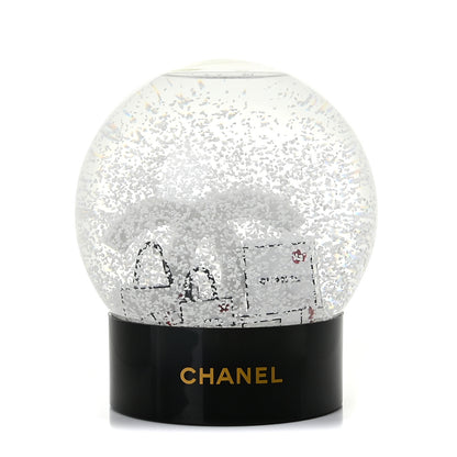 Chanel Glass CC Shopping Bag Snow Globe 2 of 6