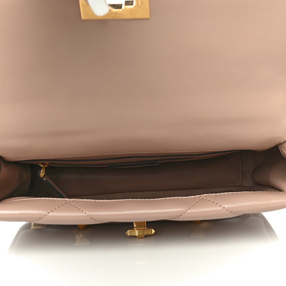 Valentino Garavani Nappa Large Roman Stud Shoulder Bag Rose Cannelle 5 of 9