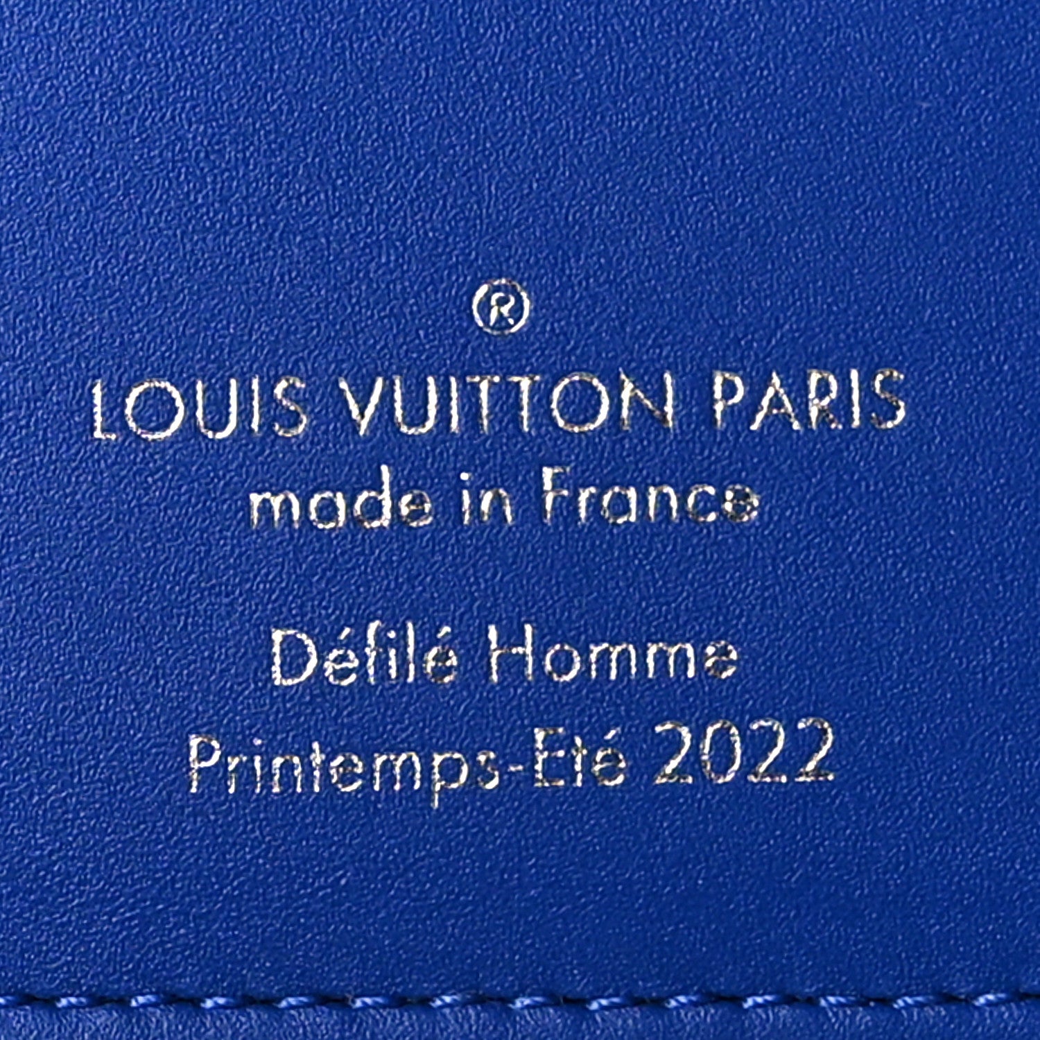 Louis Vuitton Taurillon Illusion Pocket Organizer Bleu Rose 6 of 7