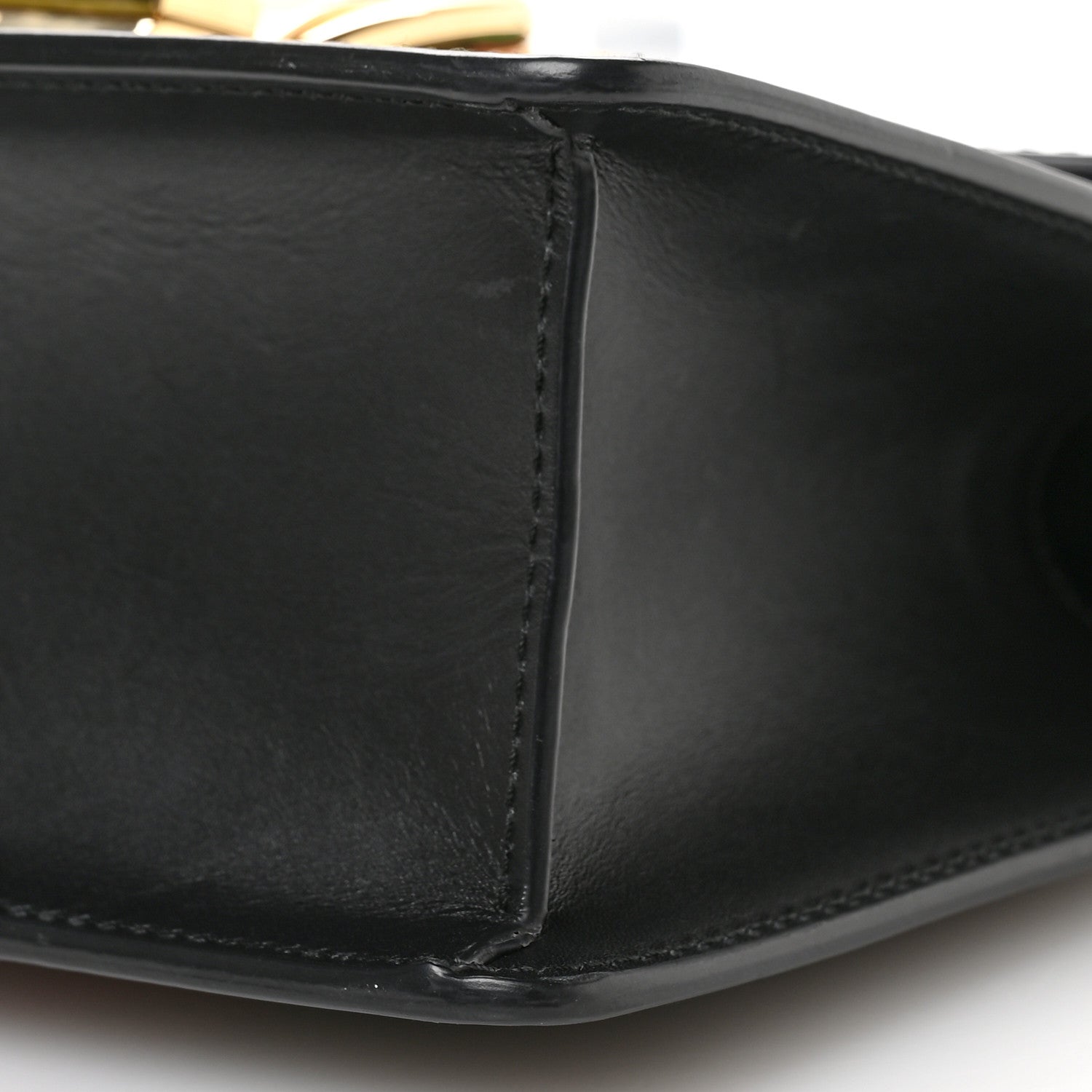 Gucci Calfskin Mini Sylvie Top Handle Bag Black 10 of 11