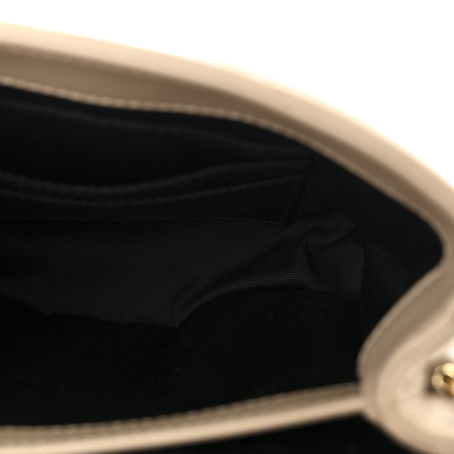 Saint Laurent Calfskin Y Quilted Monogram Toy Loulou Crossbody Bag Dark Beige 5 of 10