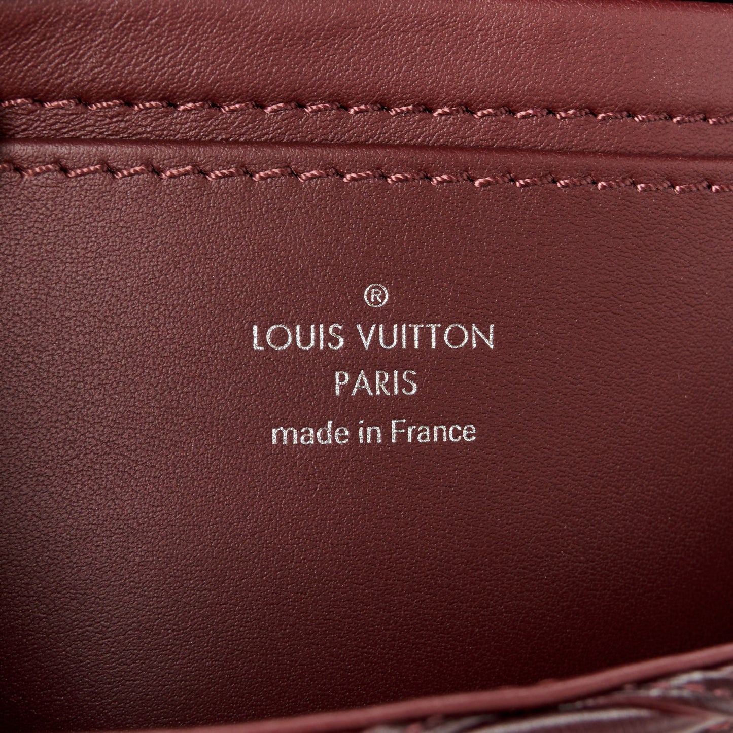 Lambskin Malletage GO-14 PM NM Bordeaux