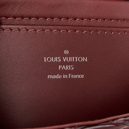 Louis Vuitton Lambskin Malletage GO-14 PM NM Bordeaux 7 of 12