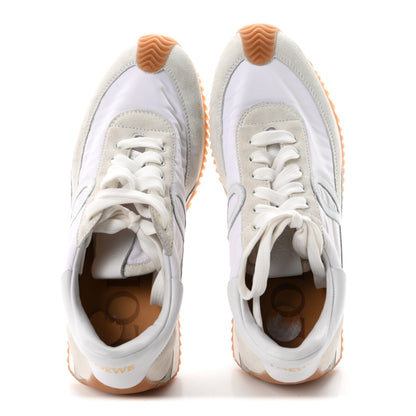 Loewe Nylon Suede Flow Retro Runner Sneakers 38 White 2 of 9