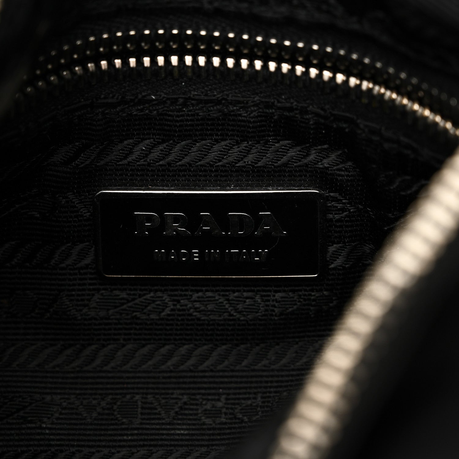 Prada Nylon Vitello Daino Hobo Black 6 of 9