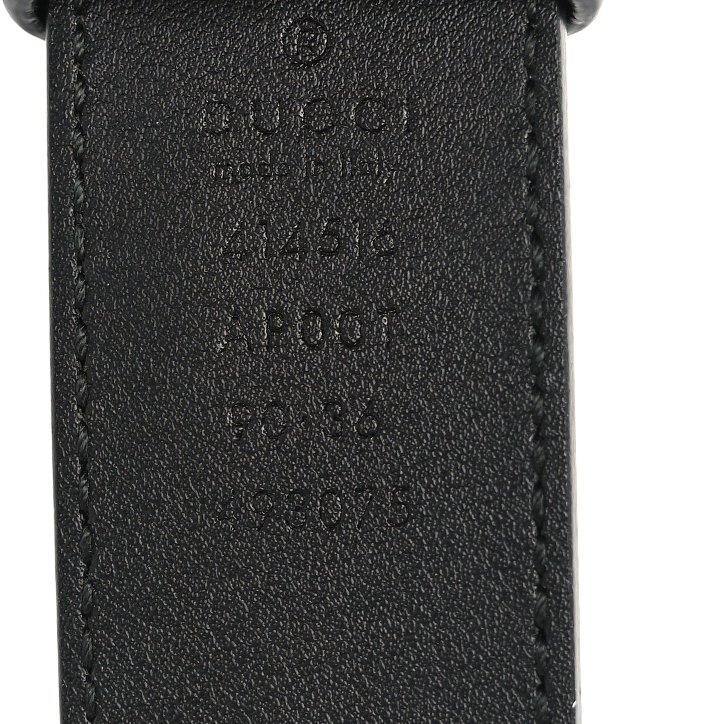 Calfskin Double G 30mm Belt 90 36 Black