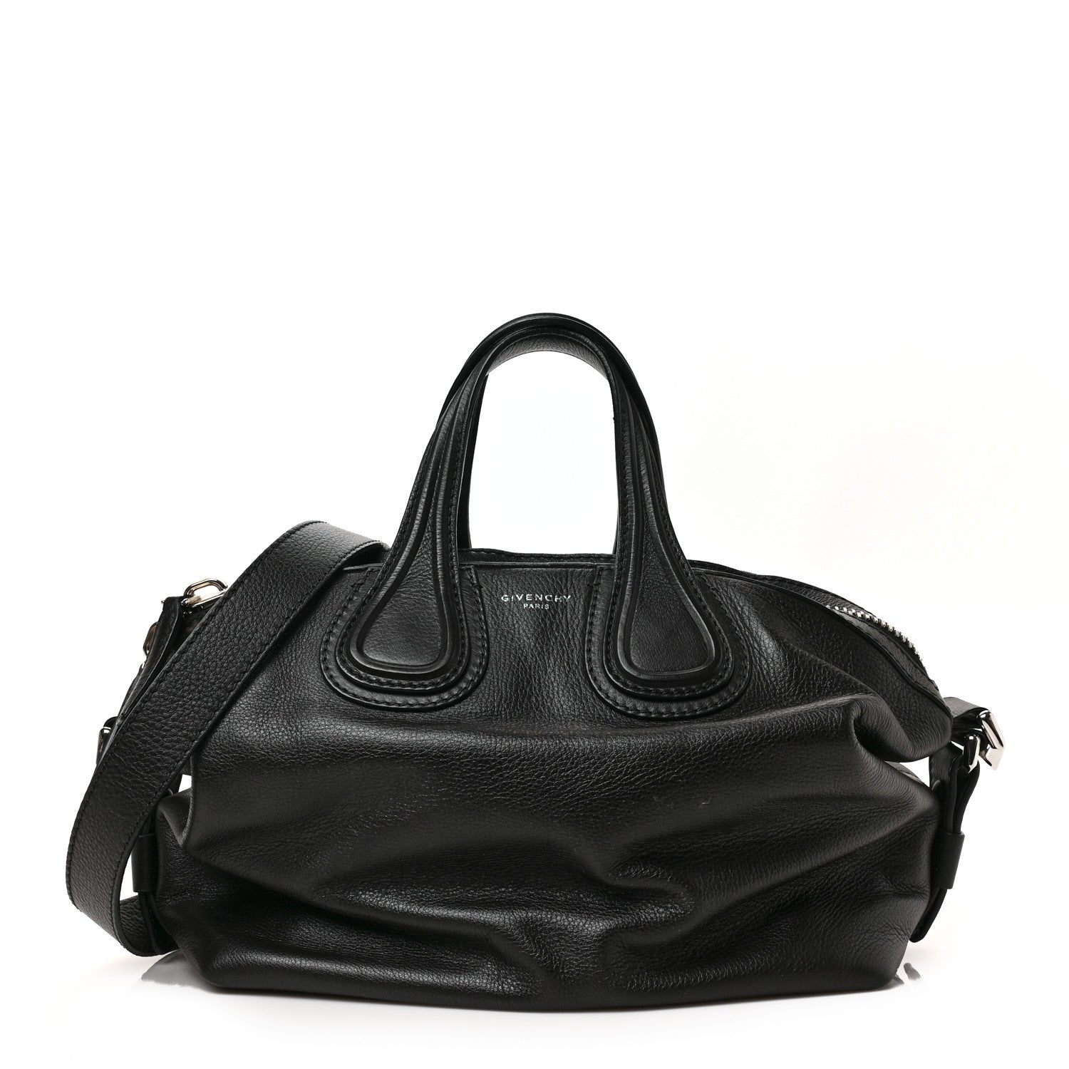 Givenchy Waxy Grained Calfskin Small Nightingale Black 1 of 8