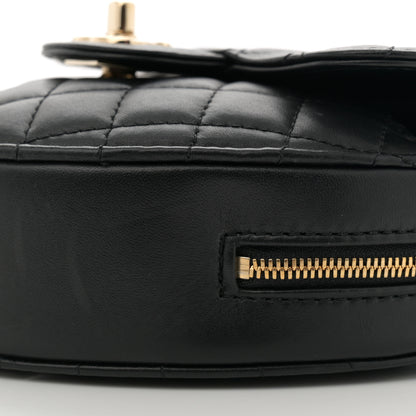Chanel Lambskin Quilted CC In Love Heart Bag Black 10 of 12