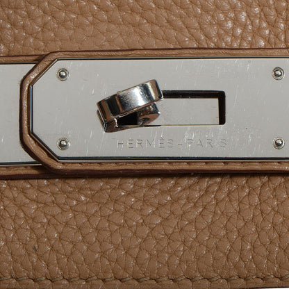 Hermes Taurillon Clemence Kelly Retourne 40 Tabac Camel 4 of 19