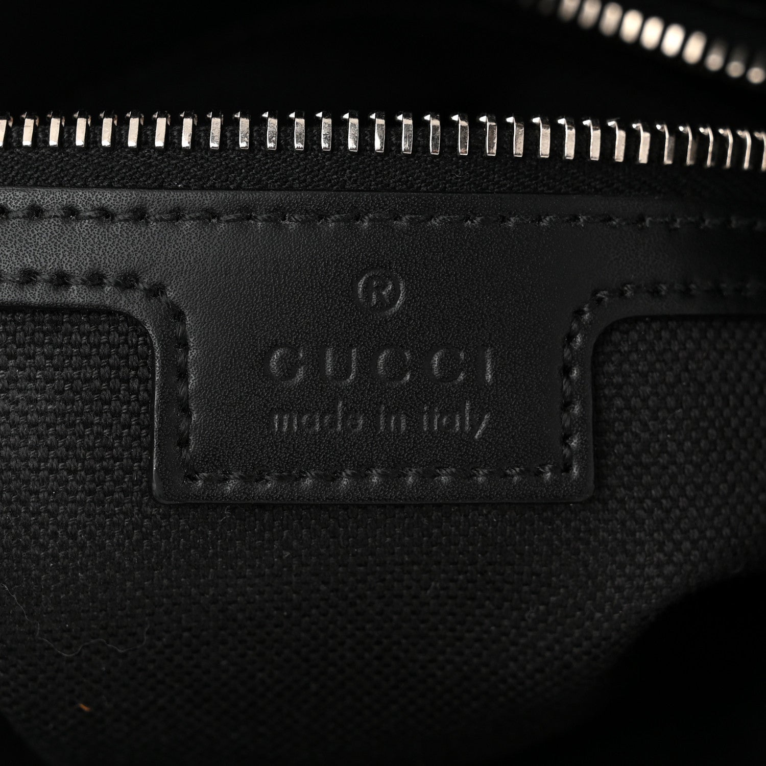 Gucci GG Supreme Monogram Appia Calfskin Web Flat Messenger Bag Black Grey 6 of 11