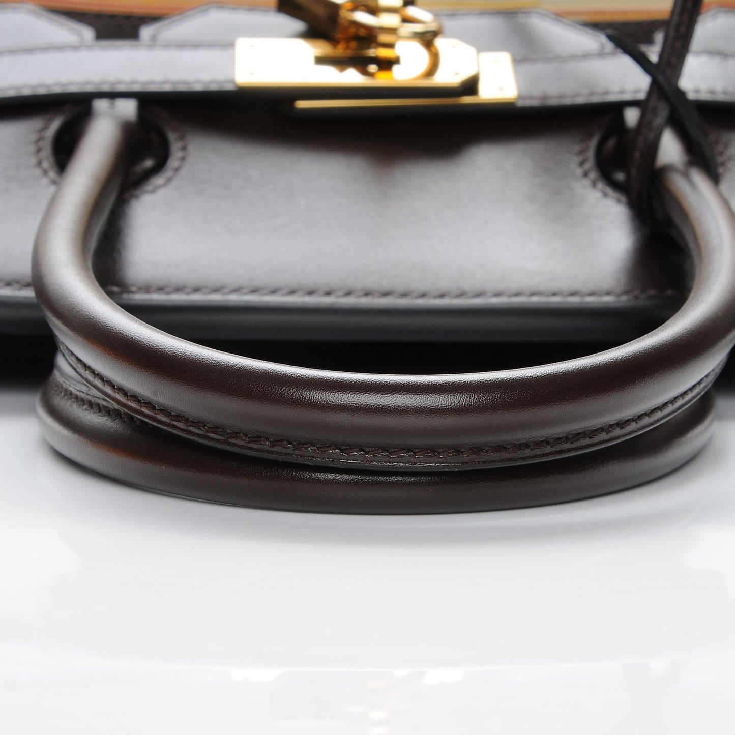Box Vibrato Birkin 35 Chocolate