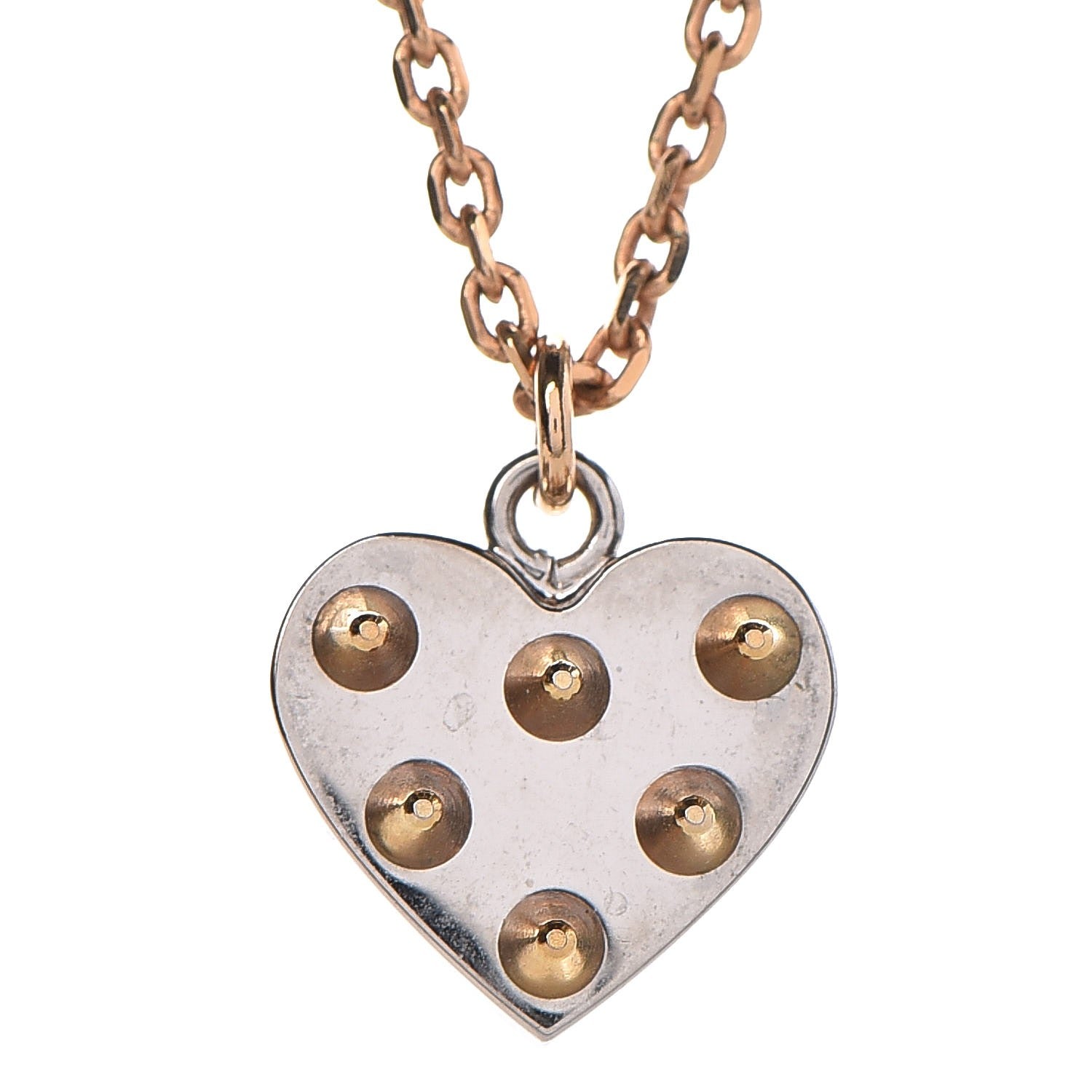 Louis Vuitton Swarovski Crystal Tiered Spiky Valentine Necklace Gold 6 of 17