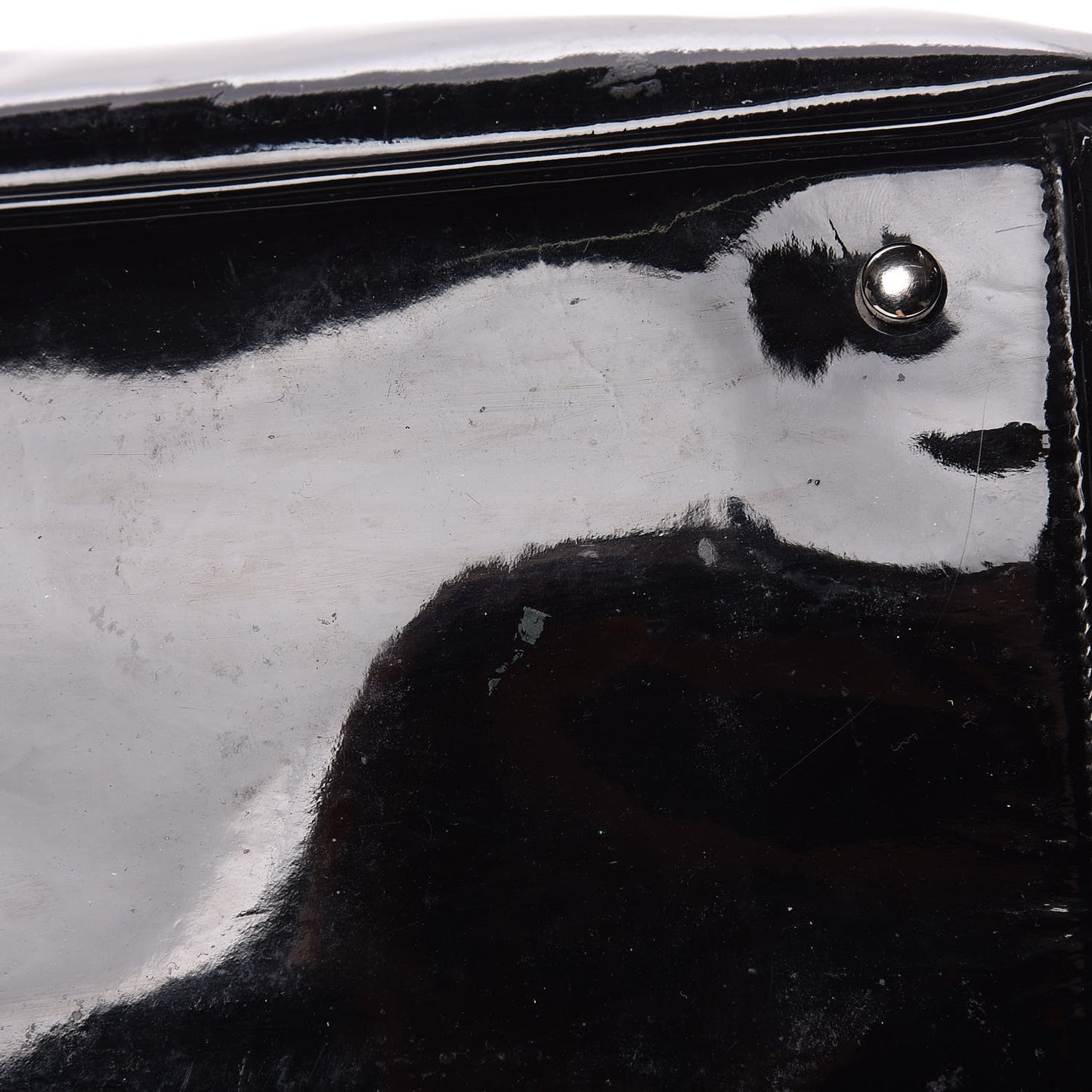 Vinyl XL Lipstick Tote Black