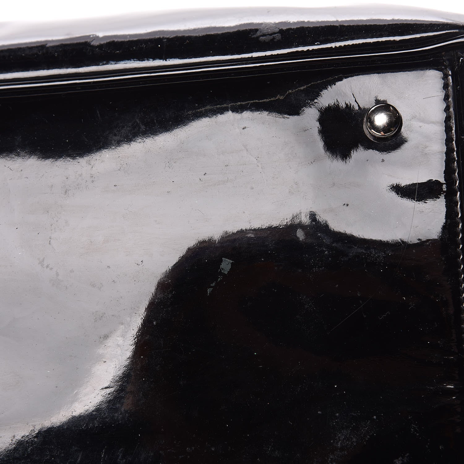 Chanel Vinyl XL Lipstick Tote Black 17 of 26