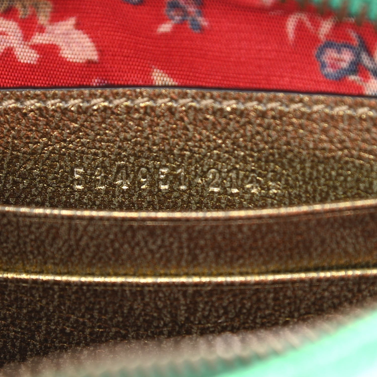 Gucci Laminated Nappa Trapuntata Mini Zumi Dome Shoulder Bag Rosso Jasmine Green Rame 12 of 19