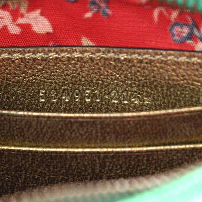Gucci Laminated Nappa Trapuntata Mini Zumi Dome Shoulder Bag Rosso Jasmine Green Rame 12 of 19