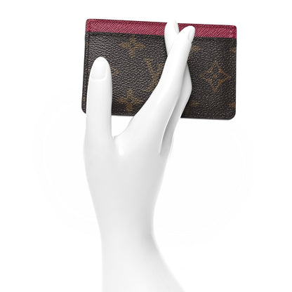 Louis Vuitton Monogram Card Holder Fuchsia 2 of 7