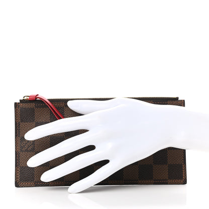 Louis Vuitton Damier Ebene Felicie Chain Wallet Zippered Insert 2 of 6