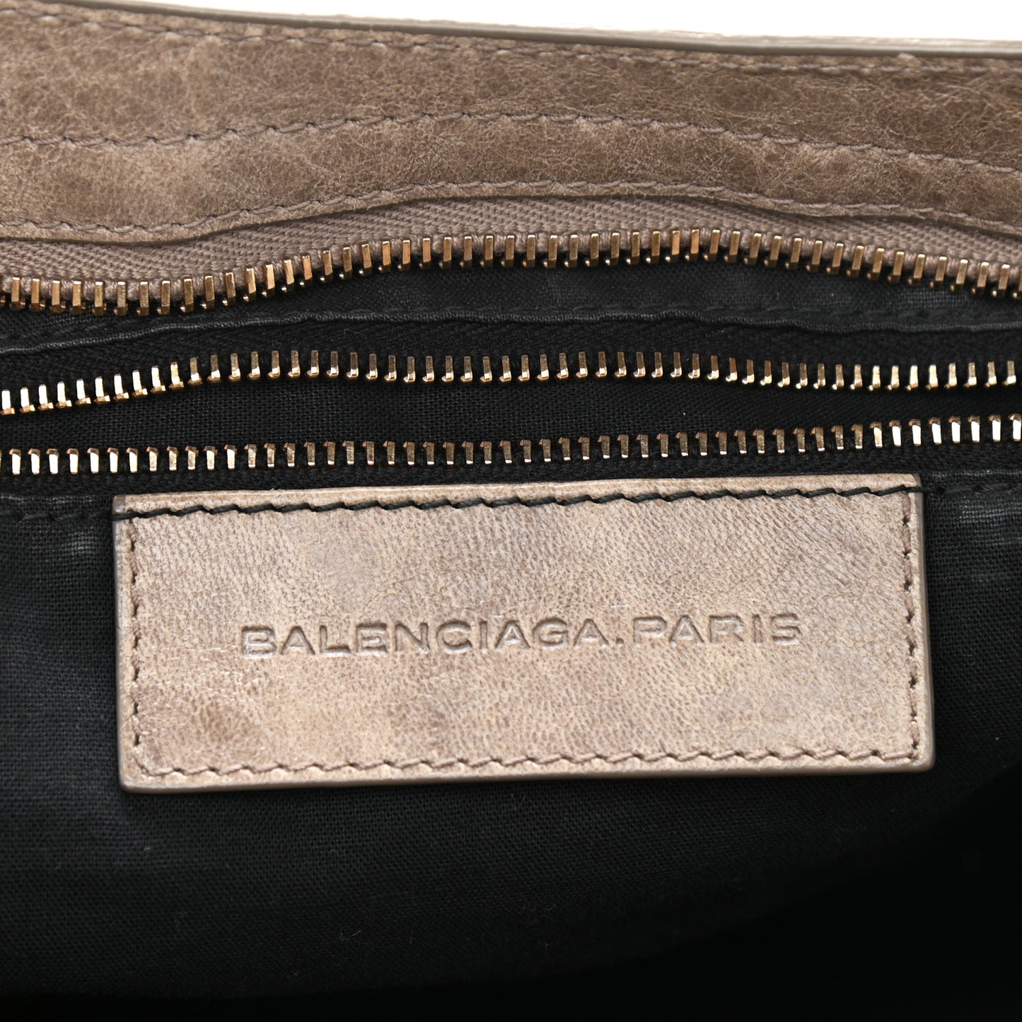 Agneau Giant 12 Rose Gold Hardware City Gris Poivre