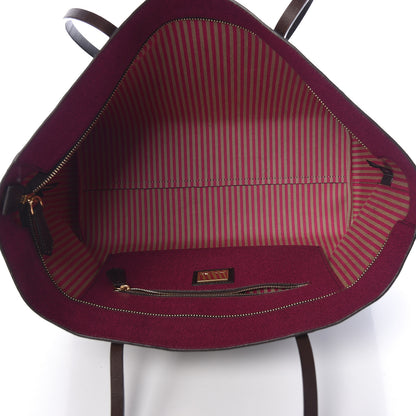 Fendi Zucca Spalmati Small Roll Tote Tobacco Fuxia 5 of 13