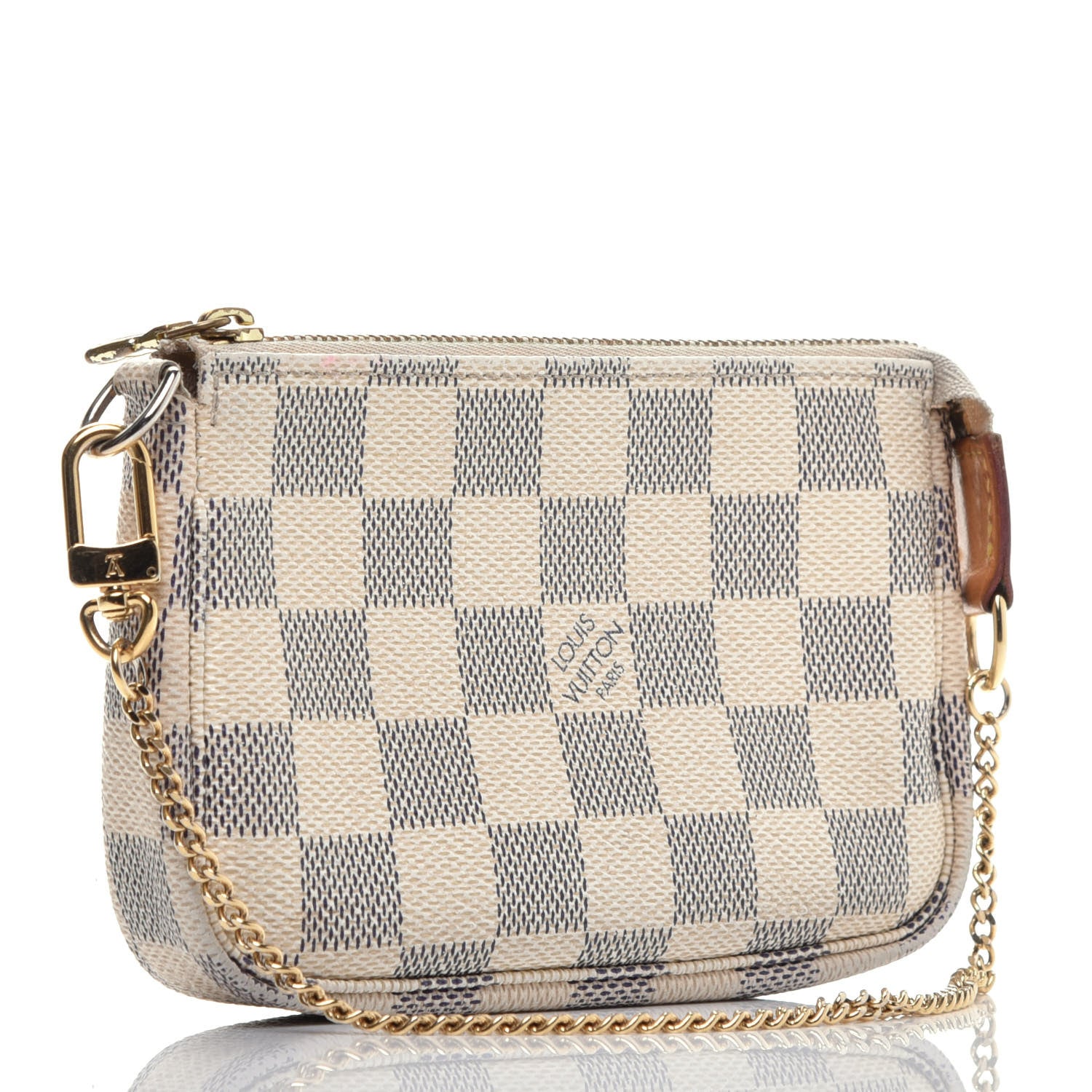 Louis Vuitton Damier Azur Mini Pochette Accessories 2 of 6