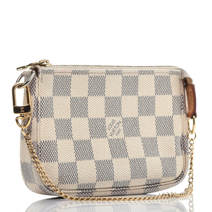 Louis Vuitton Damier Azur Mini Pochette Accessories 2 of 6