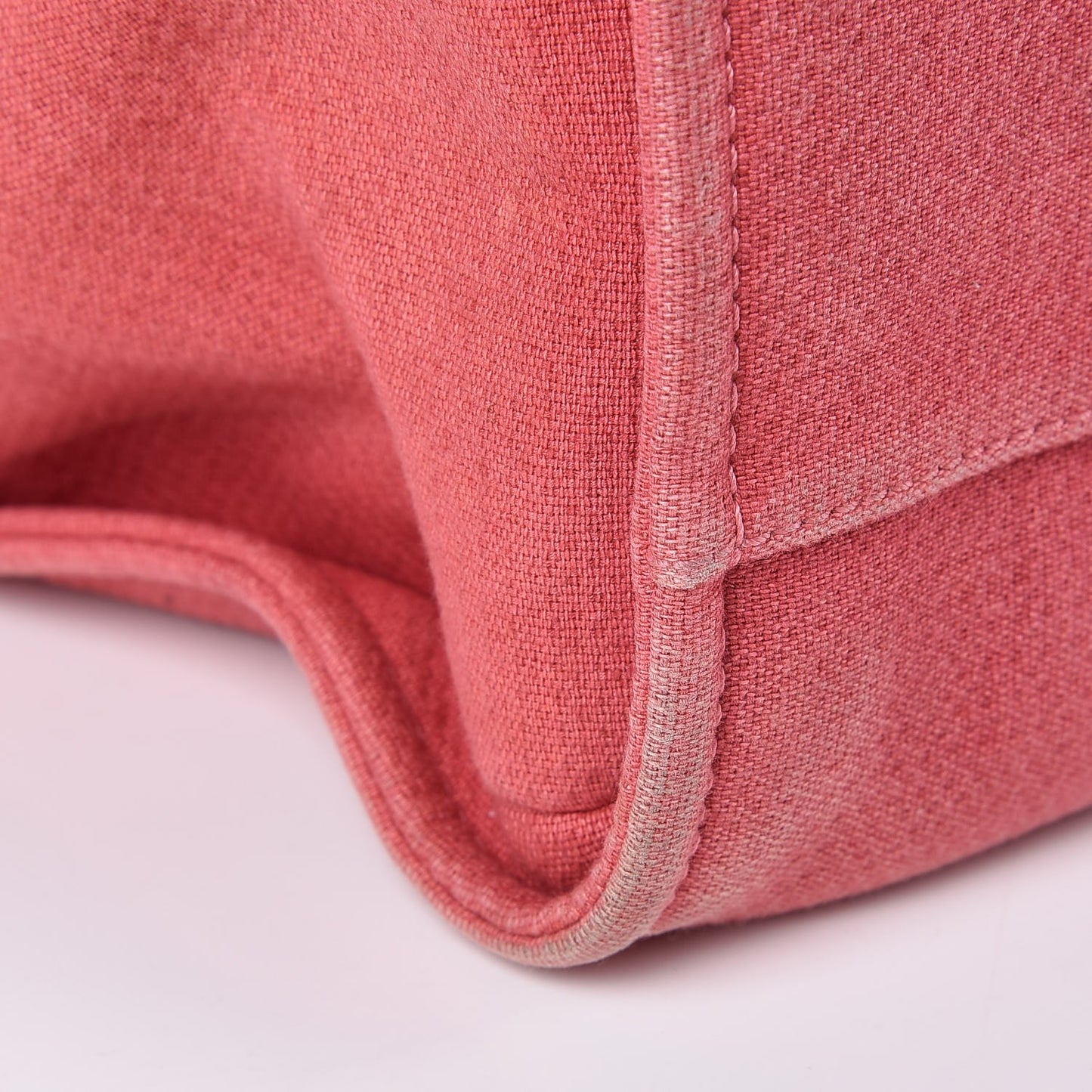 Canvas Large Deauville Tote Red
