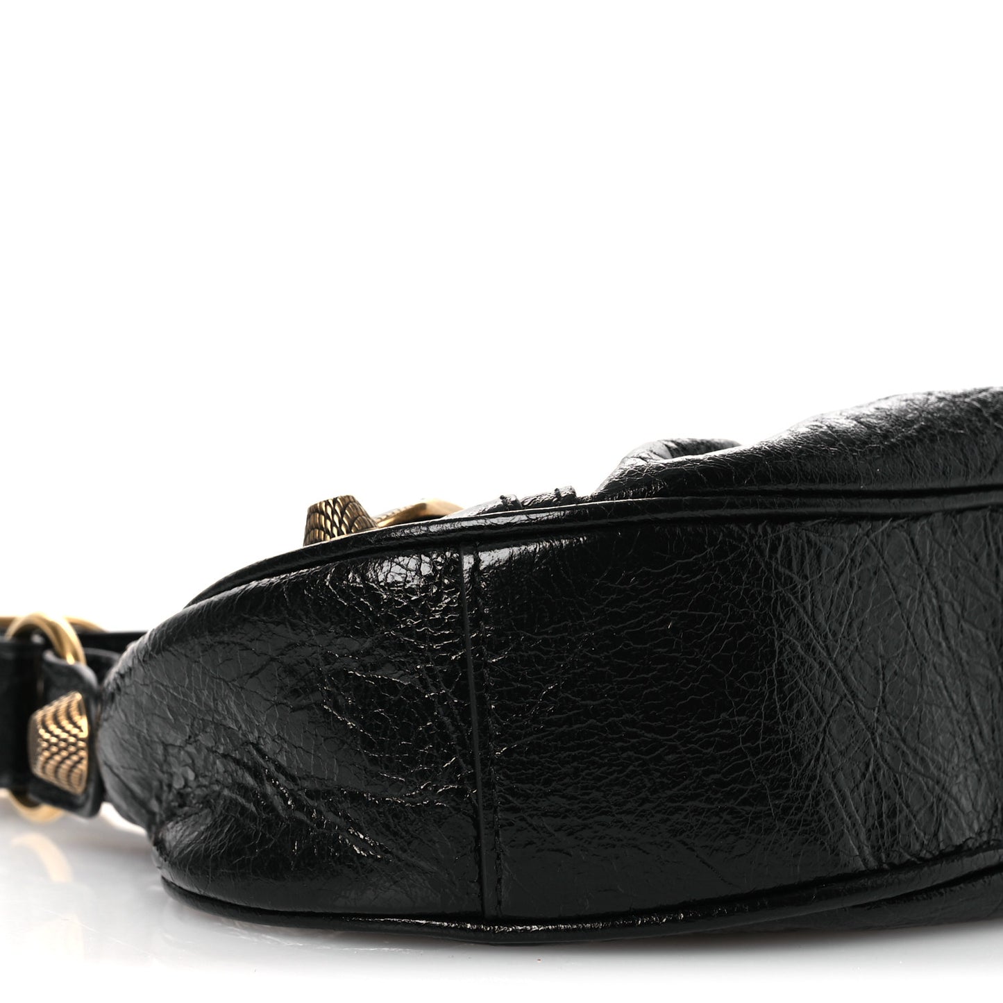 Agneau Arena Le Cagole Shoulder Bag XS Black