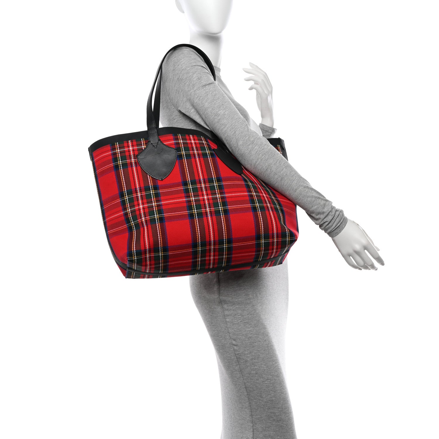 Burberry Vintage Check Medium The Giant Reversible Tote Antique Yellow Bright Red 2 of 17