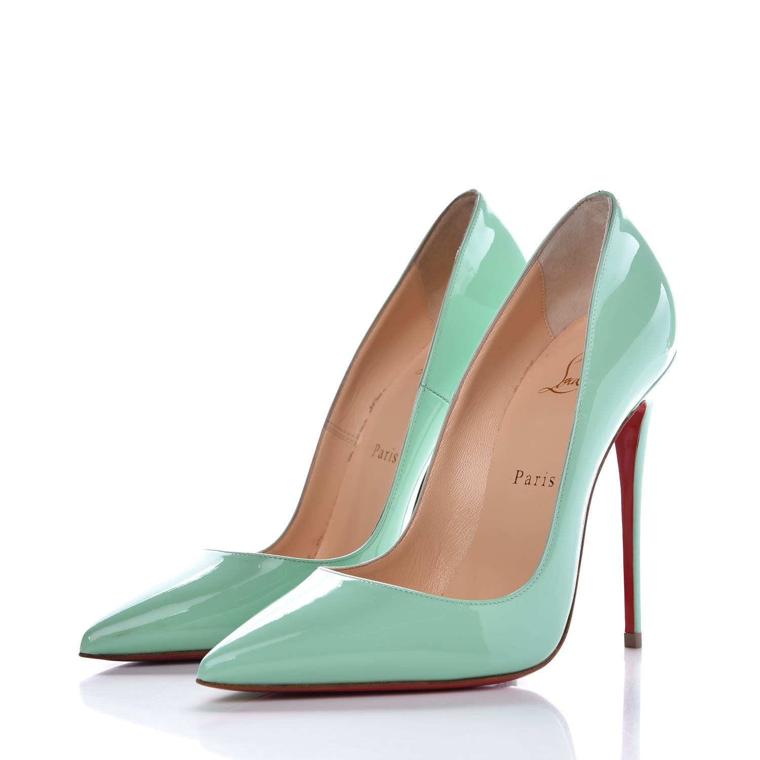 Christian Louboutin Patent So Kate 120 Pumps 38 Opal 3 of 8