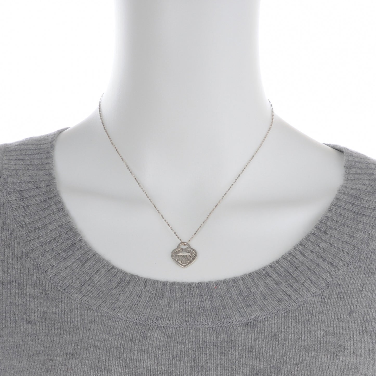 Sterling Silver Small Return to Tiffany Heart Pendant Necklace