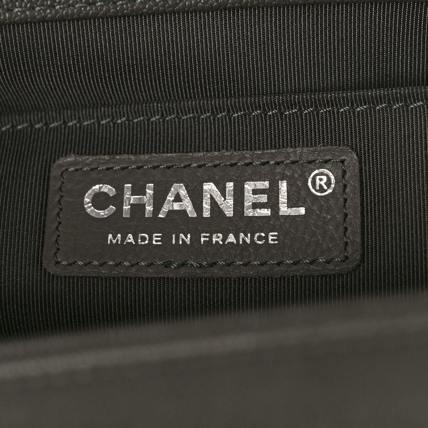 Chanel Caviar Quilted Medium Boy Flap Grey 5 of 8