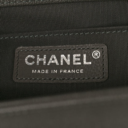 Chanel Caviar Quilted Medium Boy Flap Grey 5 of 8